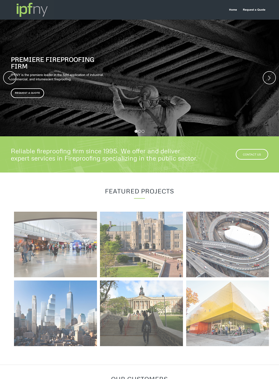 Homepage Screenshot